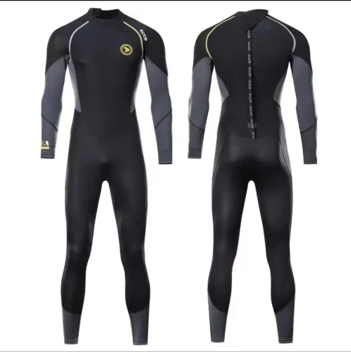 Long John M Backzip 1,5mm ZCCO Roupa de Mergulho Neoprene Esportes Costura 4 Agulhas