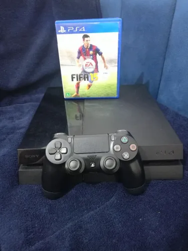 PS4 + Controle + Jogo - Funcionando Perfeitamente