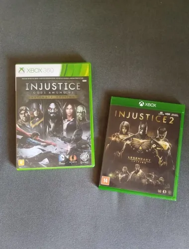 Combo Injustice 1 e 2 - Xbox