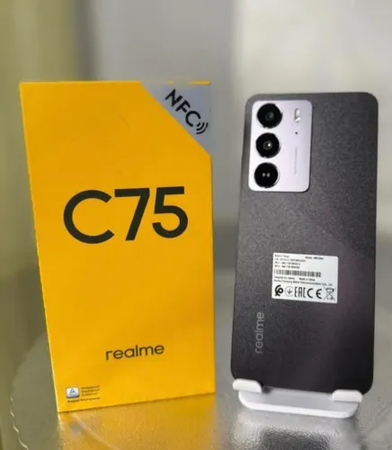 Celular Top - Leve e Super Funcional - Realme C75 - 256/8 - Black