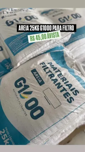 AREIA PARA FILTRO DE PISCINA