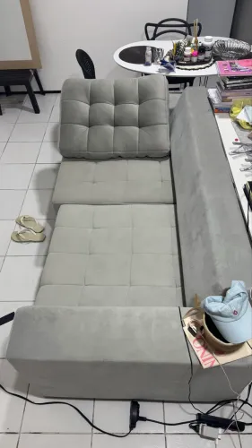 Sofá suede 3 meses de uso 