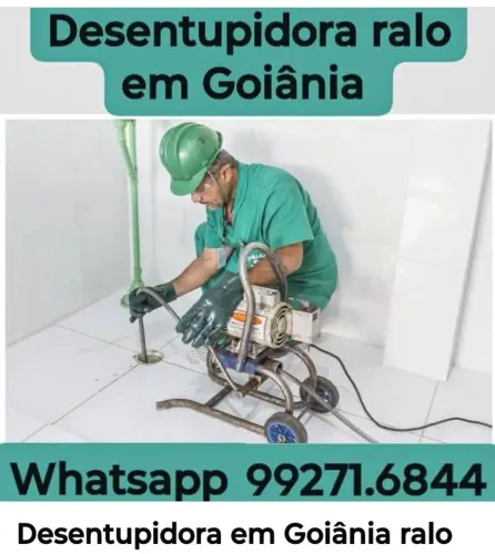 Desentupidora esgoto ralo cano 