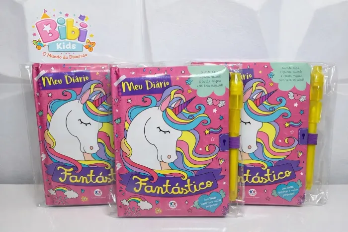 DIÁRIO FANTÁSTICO COM CANETA MÁGICA