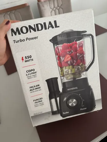 Liquidificador mondial turbo power