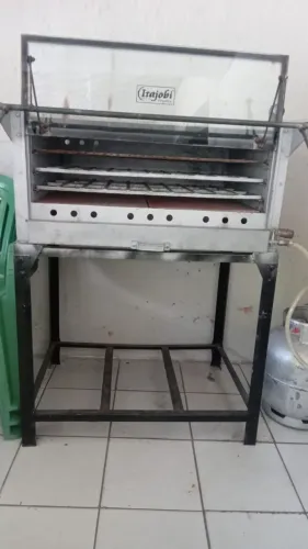 Forno de pizza industrial