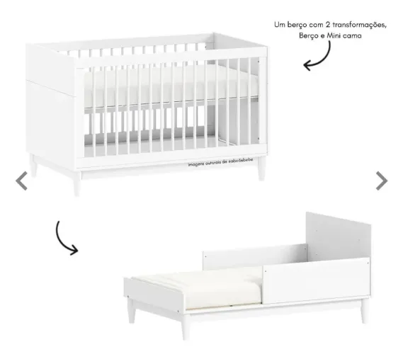 Berço mini cama Tomi
