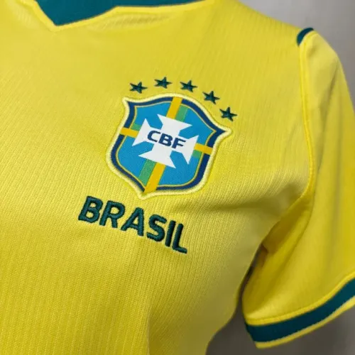 Camisa amarelinha do Brasil - Modelo Torcedor Feminina - G