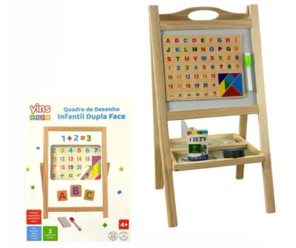 Quadro Educativo Pedagógico Associando e Aprendendo Letras 