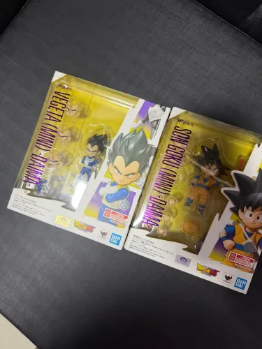 Goku e vegeta daima shfiguarts dragon ball