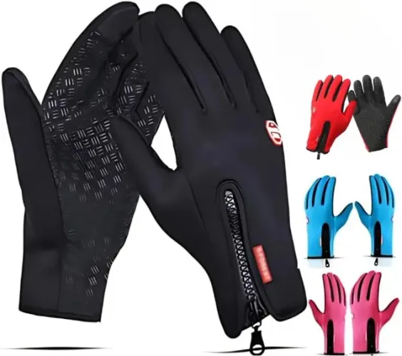 Luvas Touch Screen Impermeáveis para Moto e Bike
