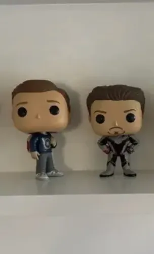 Funko Pop - Homem de Ferro e Homem Aranha