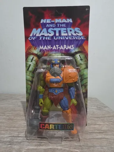 Action Figure Man-At-Arms Cartoon Collection Masters Of The Universe Origins