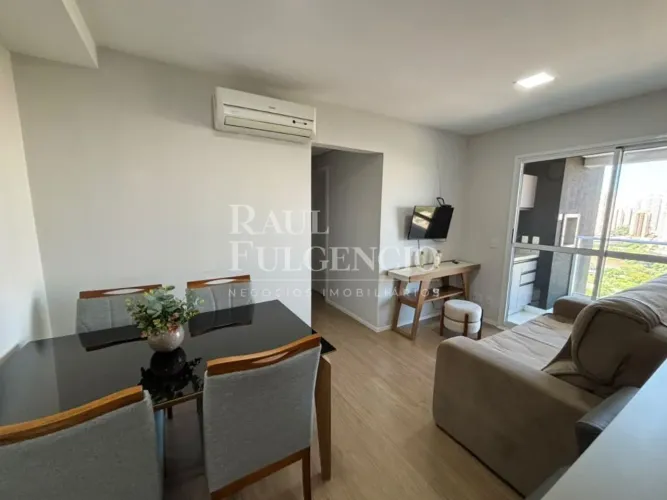 Apartamento todo Mobiliado com 3 quartos (1 suite), área de lazer completa, linda vista da