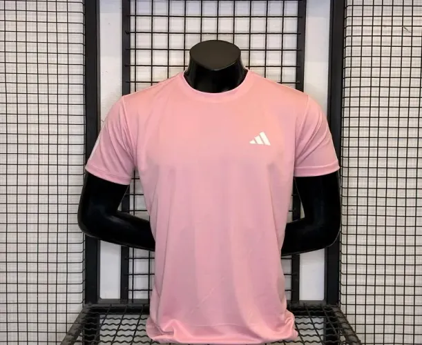 Camisa Dry Fit Adidas Rosa