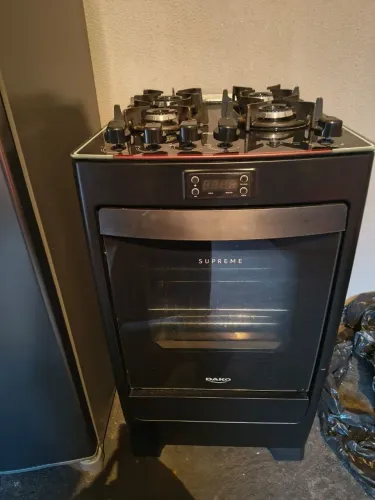 Vende-se Fogão 4 bocas Dako Supreme Glass Preto Mesa de Vidro
