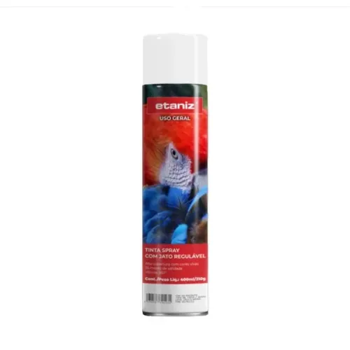 TINTA SPRAY BRANCO FOSCO USO GERAL 210G/400ML
