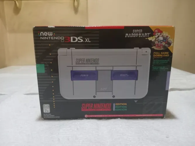 New Nintendo 3DS XL Edição SNES Super Nintendo - Novo e Lacrado