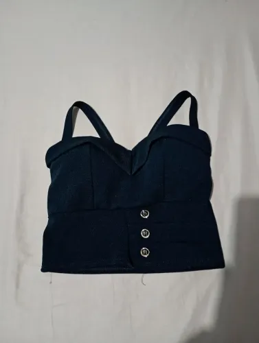 Croped preto, lindo e veste super bem