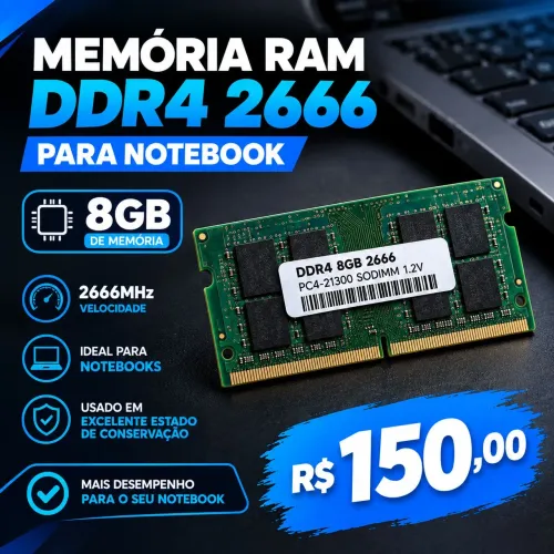 MEMORIA RAM DDR4 8GB 2666MHZ