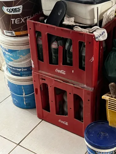 Caixa de coca cola sem vasilhames 