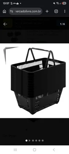 15 unidades Cesta de compras para comércio em perfeito estado