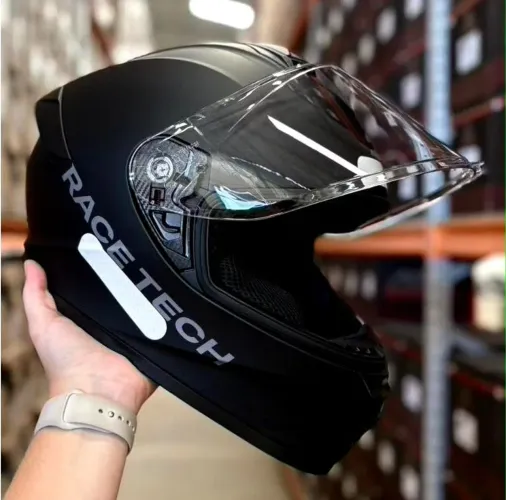 Capacete Race Tech Hit Preto Novo n°60