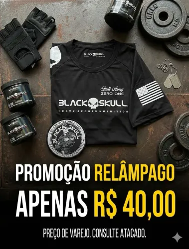 Camisa Black skull Dry FIT 