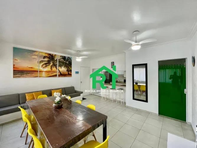 Apartamento com 3 quartos (1 suíte), churrasqueira e 1 vaga à venda em Enseada, Guarujá