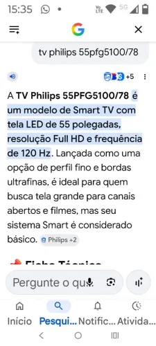 Tv Smart 55 Pls Philips