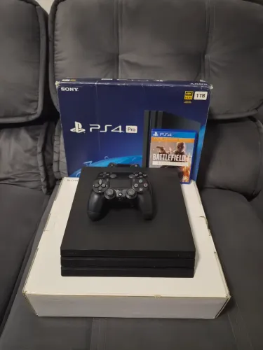 PS4 PRO 1TB 2 Controles + Battlefield
