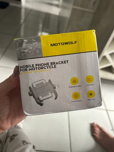 Suporte de celular para moto anti roubo