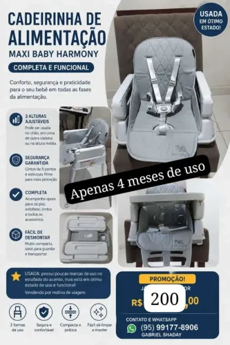 Cadeirinha de alimentação 