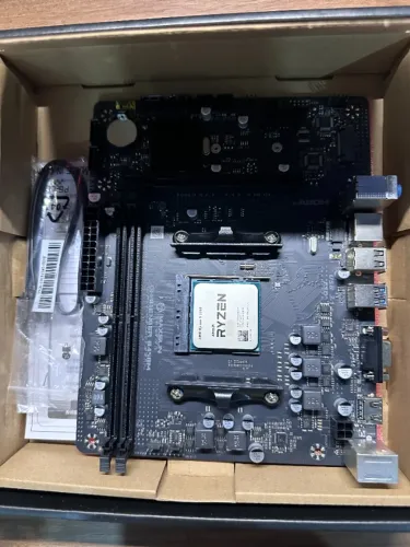 Kit Processador Ryzen 5500 + B450m + AirCooler