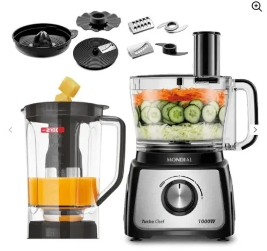 Multiprocessador Turbo Chef 9 em 1 Mondial MPN-01-BF