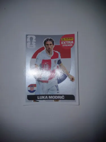 Figurinha luka modric extra sticker prata 2026