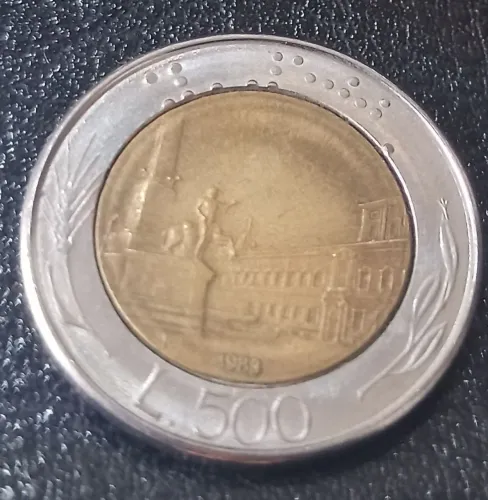 Moeda Italiana de 500L