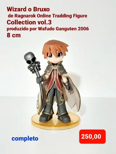 Boneco Wizard o Bruxo de Ragnarok Online