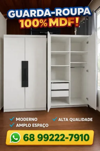 Guarda roupa MDF novo