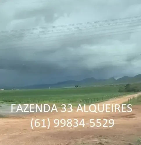 Fazenda 33 Alqueires Formada Beira Asfalto Niquelândia Goiás