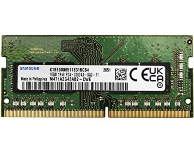 Memória 16GB 2Rx8 PC4 3200AA Samsung