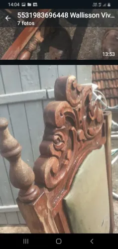 CADEIRA UNICA ANTIGA RELIQUIA MAIS DE 50 ANOS PESADA LINDA PRECISA RESTAURAR