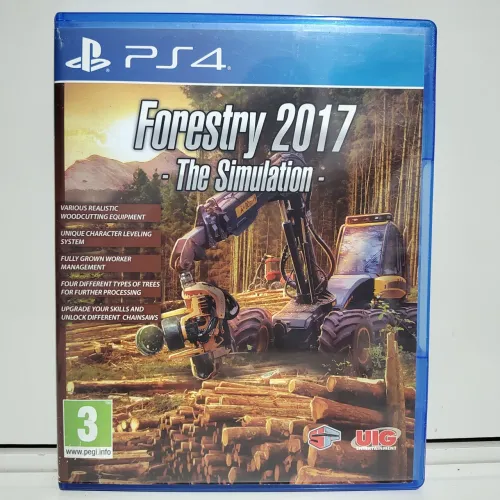 Jogo Forestry 2017 The Simulation PS4 Mídia Física Original Usado Europeu Raro