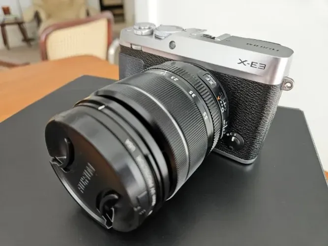 Camera Fujifilm X-e3 Com 3 Lentes Novíssima