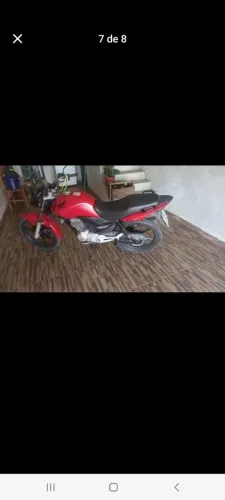 Honda titan 150 2010 completa freio disco partida elétrica aro de liga pneus novos 8,900