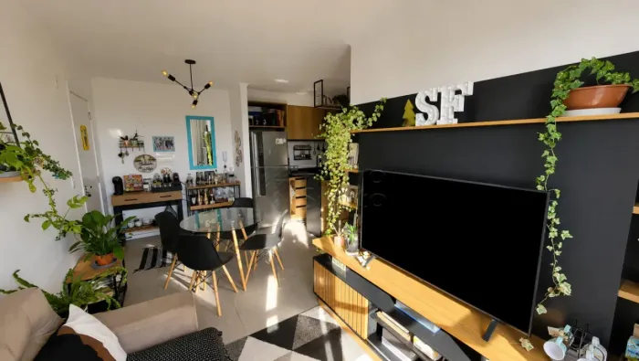 Apartamento mobiliado no Acqua Parque Residence - último andar!