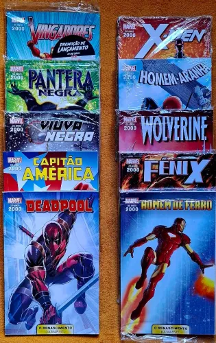 Renascimento Marvel anos 2000 coleção completa 10 volumes