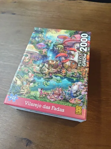 Quebra-Cabeça - 2000 Peças - Vilarejo das Fadas - Grow