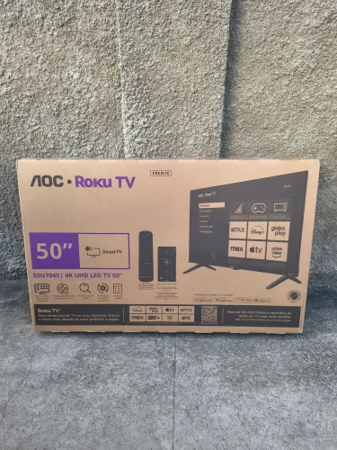 Smart TV AOC 50 POLEGADAS | Lacrada | Com nota fiscal | Garantia de 1 ano
