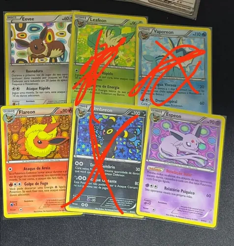 Kit Eevees cards pokémon